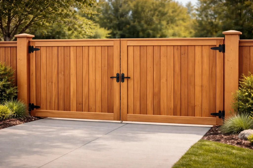 Custom wood gates Katy, TX