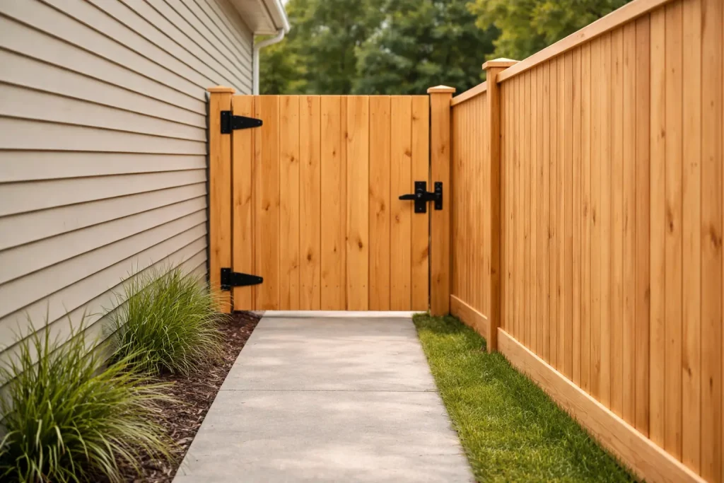 Custom wood gate installer in The Woodlands TX