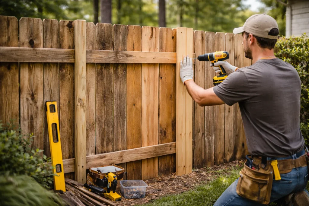 Proffessional fence repair service