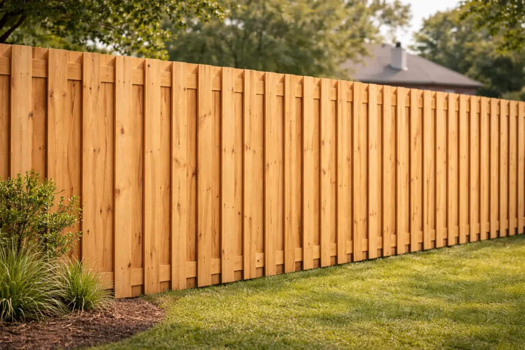Privacy fence installation Katy, TX board on board wood fence