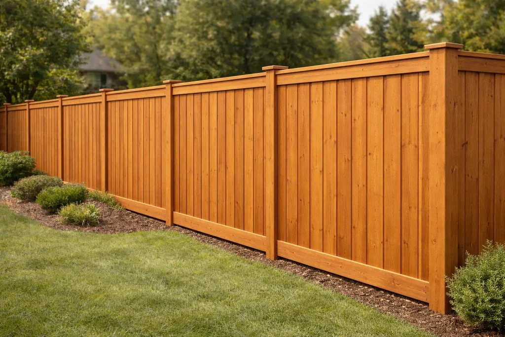 Wood fence installation The Woodlands TX