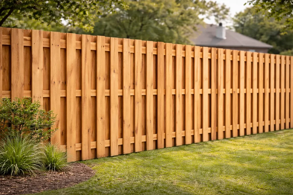 Wood fence installation Katy, TX | Shadowbox wood fence