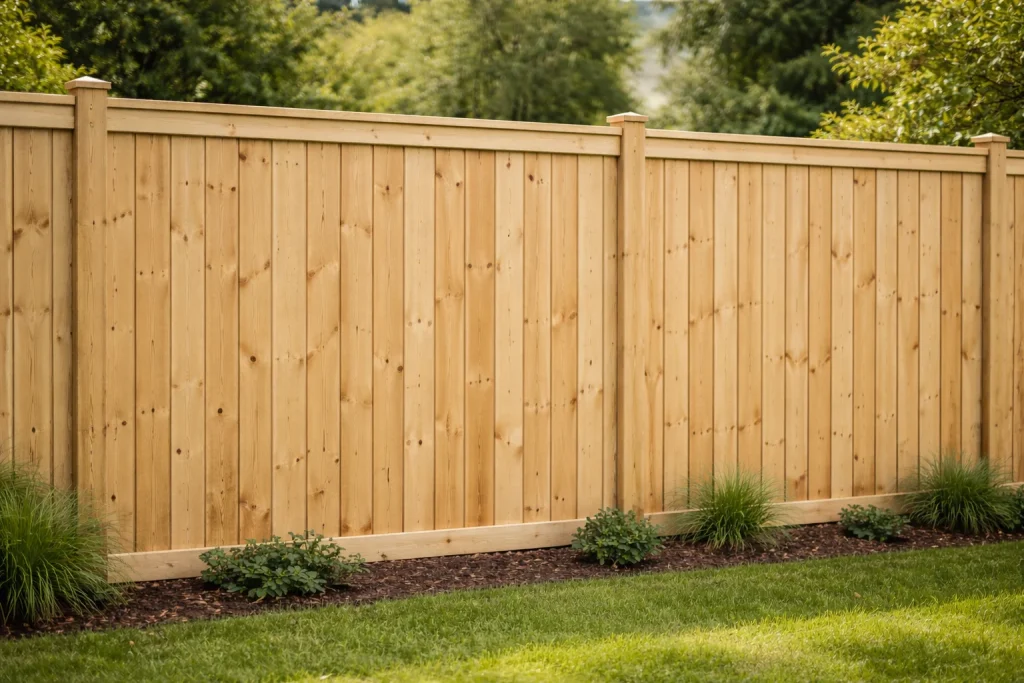 Wood fence installation Spring TX