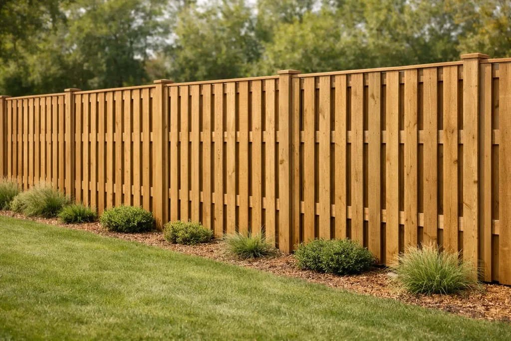 Wood fence installation spring tx