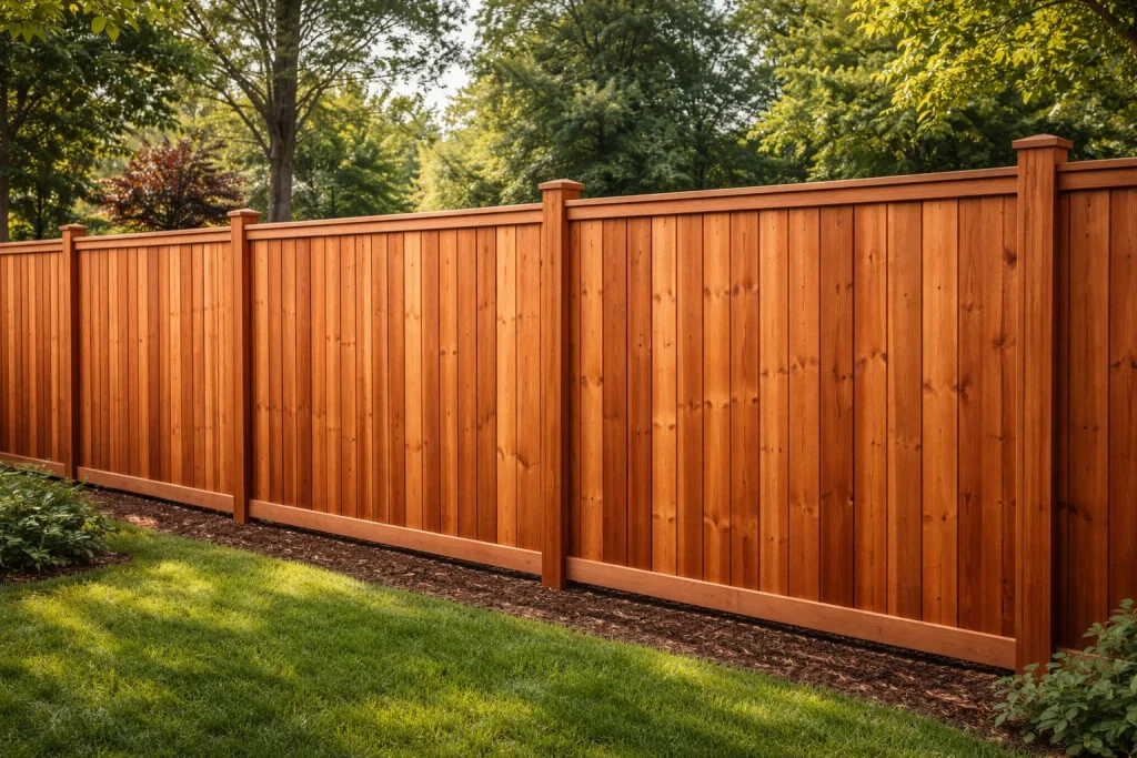 Wood fence installation The Woodlands TX