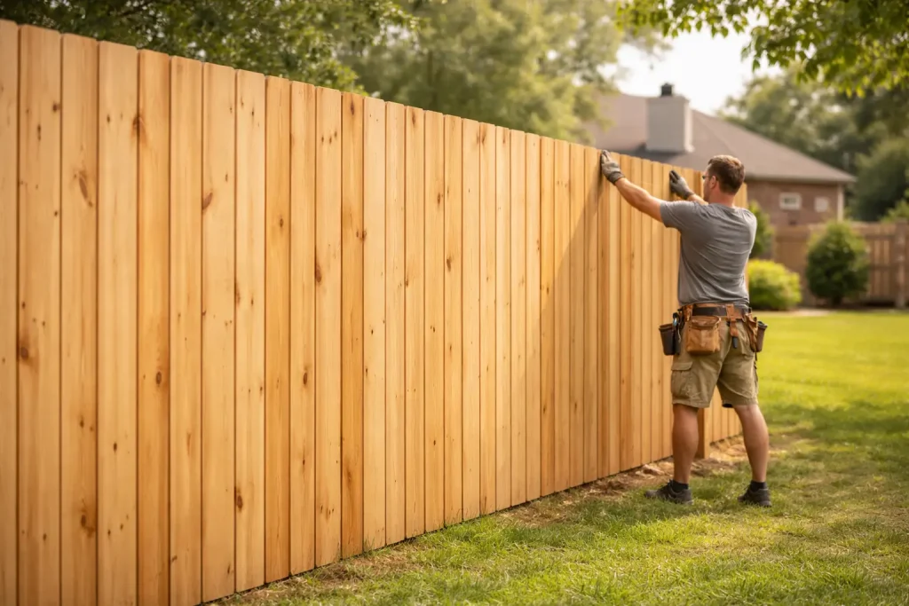 Privacy fence installation katy
